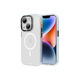 Youngkit Iphone 13 Uyumlu Kılıf Magsafe ile Uyumlu Jane Sand Serisi Kapak, Mavi