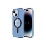 Youngkit Iphone 13 Uyumlu Kılıf Magsafe ile Uyumlu Rock Serisi Kapak, Mavi