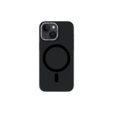 Youngkit iPhone 13 Uyumlu Kılıf Magsafe ile Uyumlu Youngkit Hidden Sand Serisi Kapak Siyah