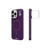 Youngkit iPhone 14 Pro Kılıf Magsafe ile Uyumlu Kamera Standlı Silikon Youngkit Bitty Cream Kapak Mor