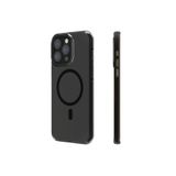 Youngkit iPhone 14 Pro Max Uyumlu Kılıf Magsafe ile Uyumlu Şeffaf Youngkit Crystal Shield Kapak Siyah, 8683886775211