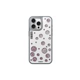 Youngkit iPhone 14 Pro Max Uyumlu Kılıf Magsafe ile Uyumlu Youngkit Quicksand Beads Serisi Kapak Beyaz