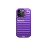 Youngkit iPhone 14 Pro Max Uyumlu Kılıf Mat Renkli Tasarım YoungKit Original Serisi Kapak Mor
