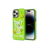 Youngkit Iphone 14 Pro Max Uyumlu Kılıf Mutlu Mod Figürlü Happy Mood Serisi Kapak, Yeşil