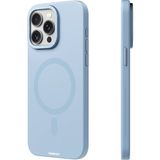 YoungKit iPhone 14 Pro Max Uyumlu Kılıf Velvet Magnet Serisi Kapak Mavi