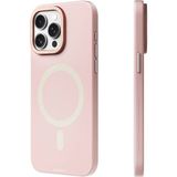 YoungKit iPhone 14 Pro Max Uyumlu Kılıf Velvet Magnet Serisi Kapak Pembe