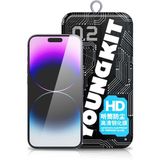 YoungKit iPhone 14 Pro Max Uyumlu Youngkit Antistatik Ve Antidust Kolay Uygulama Aparatlı Cam Ekran Koruyucu