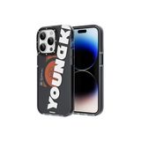 Youngkit Iphone 14 Pro Uyumlu Kılıf Magsafe ile Uyumlu Binfen Serisi Yazı Temalı Kapak, Yeşil