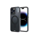 Youngkit Iphone 14 Pro Uyumlu Kılıf Magsafe ile Uyumlu Rock Sand Serisi Kapak, Mavi