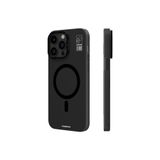 Youngkit iPhone 14 Pro Uyumlu Kılıf Magsafe ile Uyumlu Standlı YoungKit Hermit Bracket Serisi Kapak, Siyah