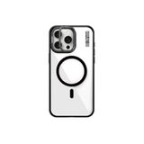 Youngkit iPhone 14 Pro Uyumlu Kılıf Magsafe ile Uyumlu Youngkit Crystal Grid Siyah