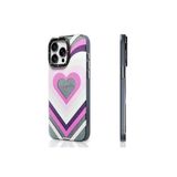Youngkit iPhone 14 Pro Uyumlu Kılıf Magsafe ile Uyumlu Youngkit Star Dazzle Serisi Kapak Pembe