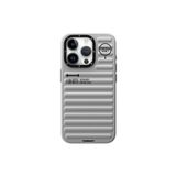 Youngkit iPhone 14 Pro Uyumlu Kılıf Mat Renkli Tasarım YoungKit Original Serisi Kapak Gümüş