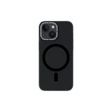 Youngkit iPhone 14 Uyumlu Kılıf Magsafe ile Uyumlu Youngkit Hidden Sand Serisi Kapak Siyah