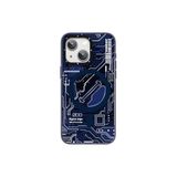 Youngkit iPhone 15 Kılıf Magsafe ile Uyumlu YoungKit Technology Serisi Kapak Lacivert