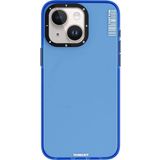 Youngkit İphone 15 Kılıf Pürüzsüz Düz Arka Yüzey Youngkit Crystal Color Serisi Kapak Mavi