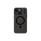 Youngkit iPhone 15 Plus Uyumlu Kılıf Magsafe ile Uyumlu Şeffaf Youngkit Crystal Shield Serisi Kapak Siyah