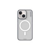 Youngkit iPhone 15 Plus Uyumlu Kılıf Magsafe ile Uyumlu Youngkit Rock Sand Serisi Kapak Gri