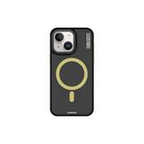 Youngkit iPhone 15 Plus Uyumlu Kılıf Magsafe ile Uyumlu Youngkit Rock Sand Serisi Kapak Sarı