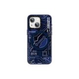 Youngkit iPhone 15 Plus Uyumlu Kılıf Magsafe ile Uyumlu YoungKit Technology Serisi Kapak Lacivert
