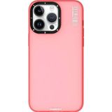 Youngkit İphone 15 Pro Kılıf Buzlu Mat Tasarım Youngkit Hidden Sand Serisi Kapak Pembe