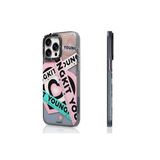 Youngkit iPhone 15 Pro Kılıf Magsafe ile Uyumlu Airbagli Çift Katmanlı Youngkit Flipped Serisi Mavi