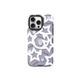 Youngkit iPhone 15 Pro Kılıf Magsafe ile Uyumlu Airbagli Çift Katmanlı Youngkit Star&Butterfly Serisi Mor