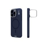 Youngkit iPhone 15 Pro Kılıf Magsafe ile Uyumlu Kamera Standlı Silikon Youngkit Bitty Cream Kapak Mavi