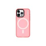 Youngkit iPhone 15 Pro Kılıf Magsafe ile Uyumlu Youngkit Hidden Sand Serisi Kapak Pembe
