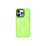 Youngkit iPhone 15 Pro Kılıf Magsafe ile Uyumlu Youngkit Hidden Sand Serisi Kapak Yeşil