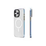 Youngkit iPhone 15 Pro Kılıf Magsafe ile Uyumlu Youngkit Jiansha Serisi Kapak Mavi