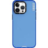 Youngkit İphone 15 Pro Kılıf Pürüzsüz Düz Arka Yüzey Youngkit Crystal Color Serisi Kapak Mavi
