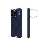Youngkit İphone 15 Pro Max Kılıf Magsafe Özellikli Kamera Standlı Silikon Youngkit Bitty Cream Kapak Mavi