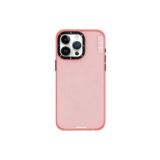 YoungKit iPhone 15 Pro Max Uyumlu Kılıf Buzlu Mat Tasarım Youngkit Colored Sand Serisi Kapak Pembe