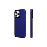 YoungKit iPhone 15 Pro Max Uyumlu Kılıf Buzlu Mat Tasarım Youngkit Hidden Sand Serisi Kapak Mavi