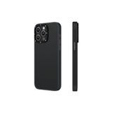 YoungKit iPhone 15 Pro Max Uyumlu Kılıf Buzlu Mat Tasarım Youngkit Hidden Sand Serisi Kapak Siyah