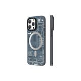 Youngkit İphone 15 Pro Max Uyumlu Kılıf Magsafe ile Uyumlu Technology Serisi Kapak Siyah