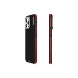 Youngkit iPhone 15 Pro Max Uyumlu Kılıf Magsafe ile Uyumlu YoungKit 600D Kevlar Kapak Kırmızı