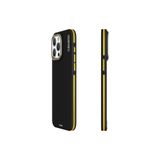 Youngkit iPhone 15 Pro Max Uyumlu Kılıf Magsafe ile Uyumlu YoungKit 600D Kevlar Kapak Sarı