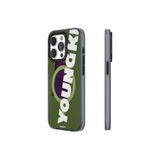 Youngkit iPhone 15 Pro Max Uyumlu Kılıf Magsafe ile Uyumlu Youngkit Binfen Serisi Yazı Temalı Kapak Yeşil, 8683886776553