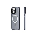 Youngkit iPhone 15 Pro Max Uyumlu Kılıf Magsafe ile Uyumlu Youngkit Colored Sand Serisi Kapak Siyah