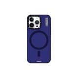 Youngkit iPhone 15 Pro Max Uyumlu Kılıf Magsafe ile Uyumlu Youngkit Hidden Sand Serisi Kapak Mavi, 8683886781038