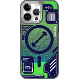 Youngkit İphone 15 Pro Max Uyumlu Kılıf Sıvı Akışkanlı Magsafe Özellikli Youngkit Galaxy Serisi Kapak Yeşil