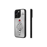 Youngkit İphone 15 Pro Max Uyumlu Kılıf Tobias Fonseca Tasarımlı Youngkit Mirror Kapak Siyah-Beyaz