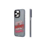 Youngkit İphone 15 Pro Uyumlu Kılıf Bethany Green Tasarımlı Youngkit Sweet Language Kapak Gri