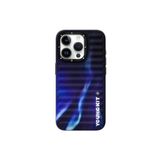 Youngkit İphone 15 Pro Uyumlu Kılıf Kuzey Işıkları Desenli Youngkit Aurora Serisi Mavi