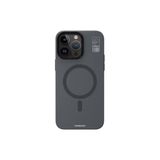 Youngkit iPhone 15 Pro Uyumlu Kılıf Magsafe ile Uyumlu Standlı YoungKit Hermit Bracket Serisi Kapak Gri