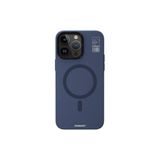 Youngkit iPhone 15 Pro Uyumlu Kılıf Magsafe ile Uyumlu Standlı YoungKit Hermit Bracket Serisi Kapak Mavi