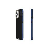 Youngkit iPhone 15 Pro Uyumlu Kılıf Magsafe ile Uyumlu YoungKit 600D Kevlar Kapak Mavi