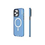 Youngkit iPhone 15 Pro Uyumlu Kılıf Magsafe ile Uyumlu YoungKit Crystal Color Serisi Kapak Mavi